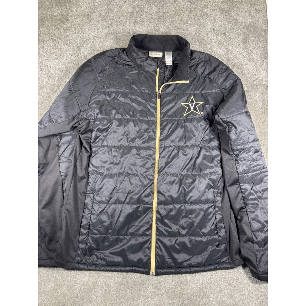 Campus Specialties Vanderbilt Commodores Hybrid Puffer Jacket Black Mens 2XL